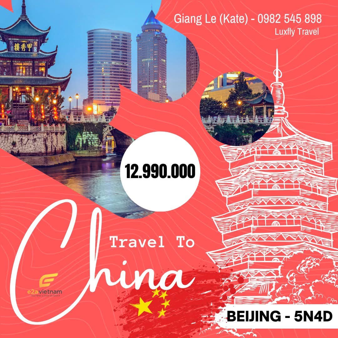 Bắc Kinh 5 ngày 4 đêm 2025
