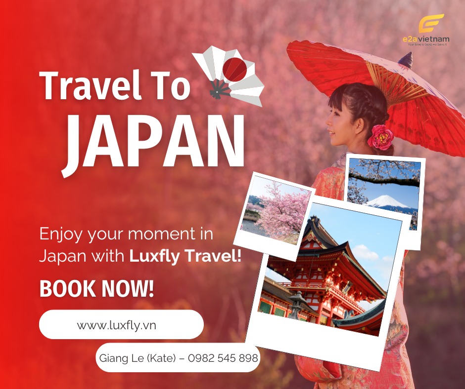 Tour ngắm hoa anh đào Nhật Bản 2025