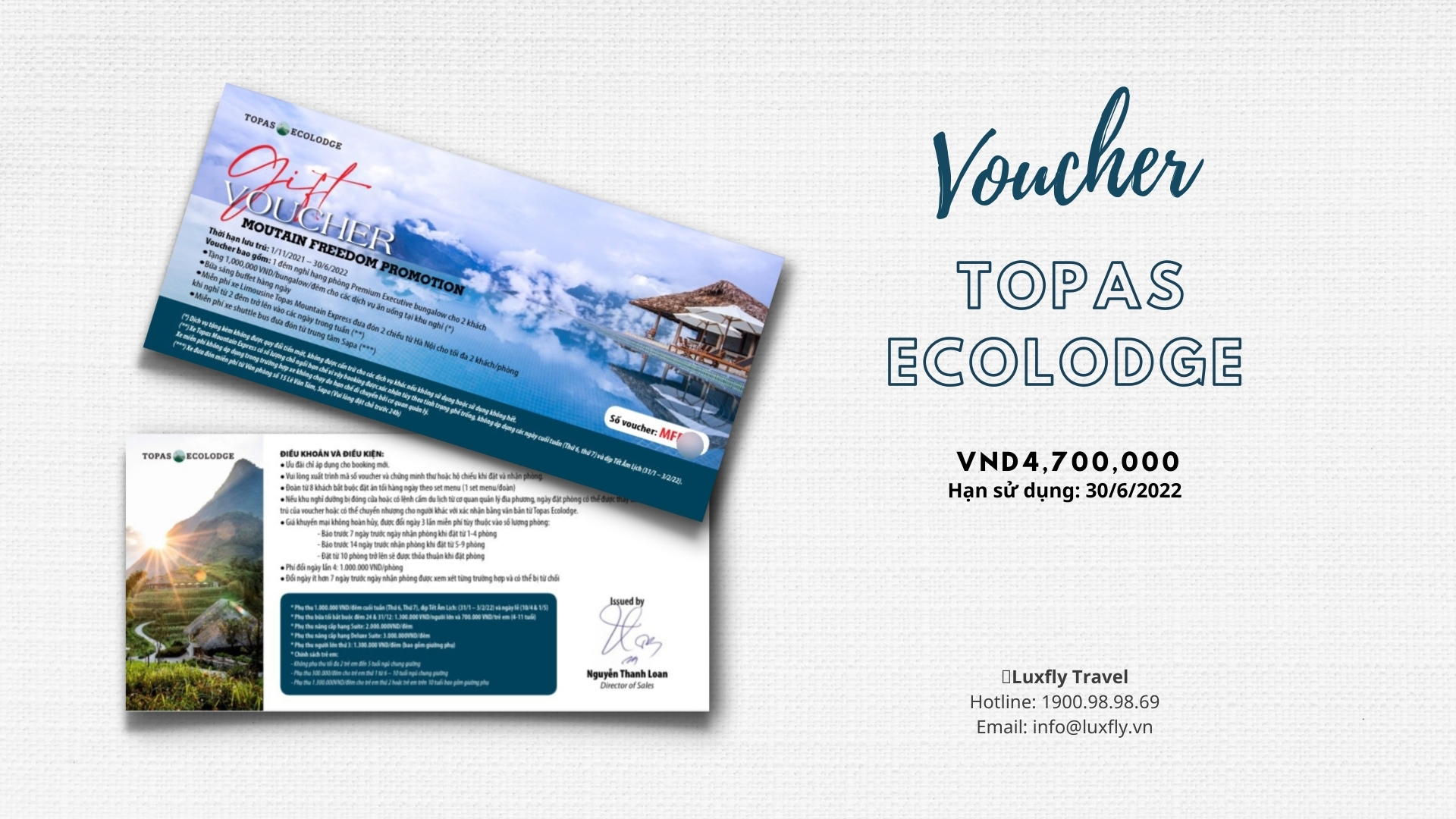VOUCHER TOPAS ECOLODGE SAPA